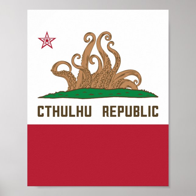 Poster Drapeau Lovecraft (Devant)