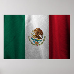 Poster Drapeau mexicain