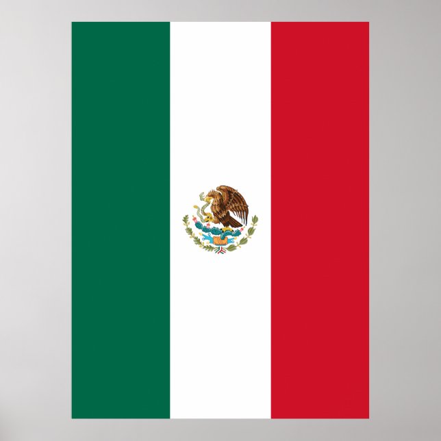 Poster Drapeau mexicain (Devant)