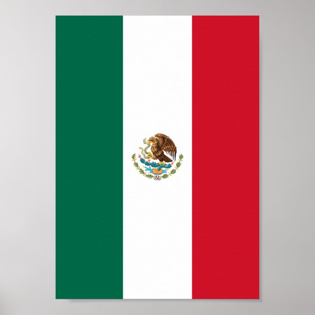 Poster Drapeau mexicain (Devant)