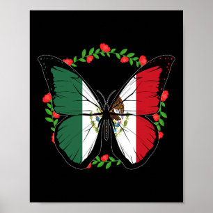 Poster Drapeau Mexique Fête de l'Indépendance Mexicaine H