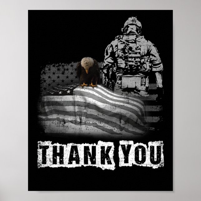 Poster Drapeau militaire de la Journée commémorative du M (Devant)