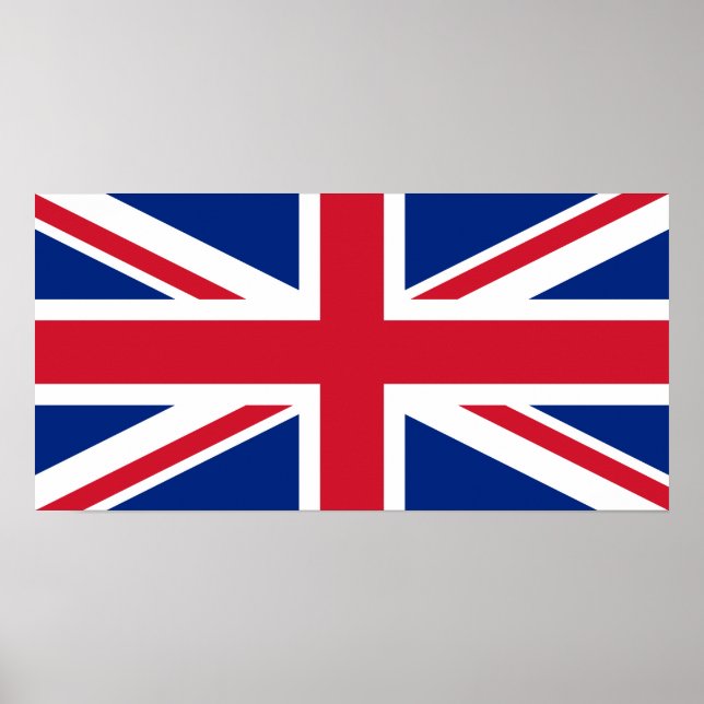 Poster Drapeau national britannique (Devant)