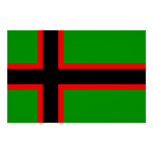 Poster Drapeau national de Carélie