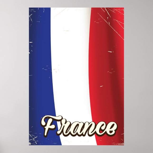 Poster Drapeau national de France (Devant)