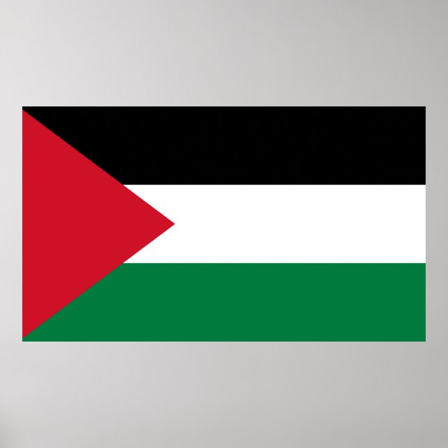 Poster Drapeau palestinien (Devant)