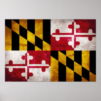 Drapeau patiné du Maryland