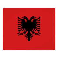 Drapeau patriotique albanais