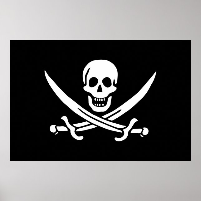 Poster Drapeau pirate (Devant)