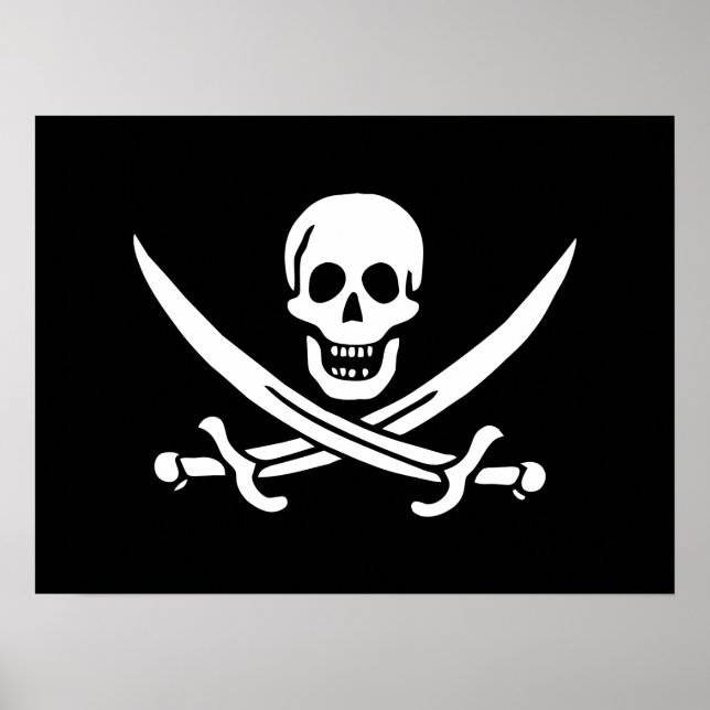 Poster Drapeau pirate (Devant)