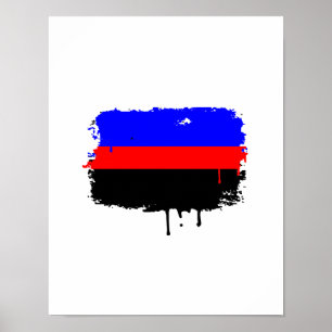 POSTER DRAPEAU POLYAMORIQUE