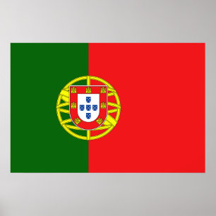 Poster Drapeau portugais