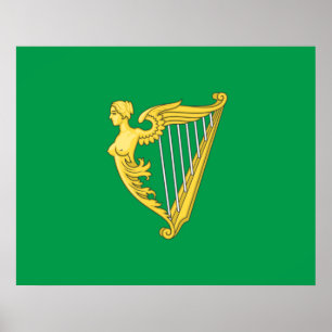 Poster Drapeau républicain irlandais