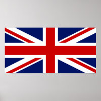 Drapeau rouge blanc et Croix bleue du Royaume-Uni