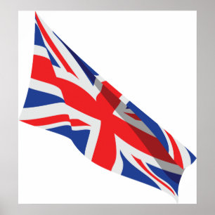 Poster Drapeau Royaume-Uni/Union Jack