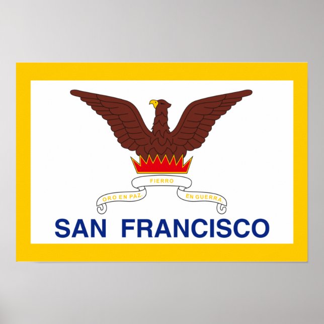 Poster Drapeau San Francisco (Devant)