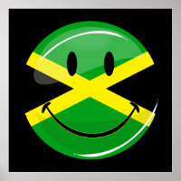 Drapeau souriant jamaïcain