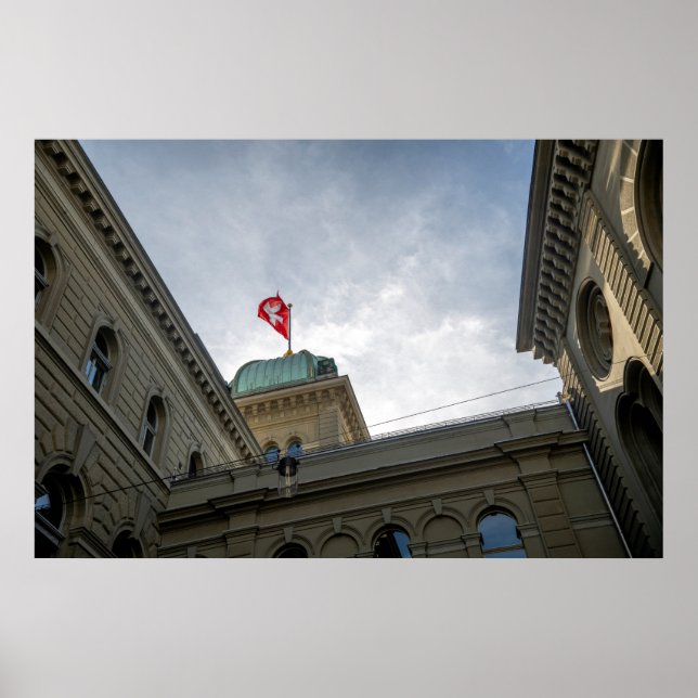 Poster Drapeau suisse (Devant)
