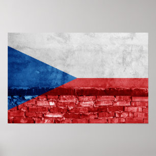 Poster Drapeau tchèque