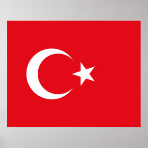 Poster Drapeau turc (Turquie)