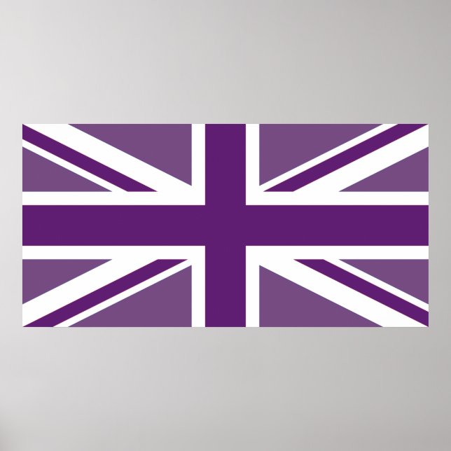 Poster Drapeau Union Jack britannique patriotique (Devant)