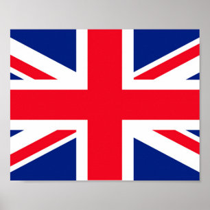 Poster Drapeau Union Jack du Royaume-Uni