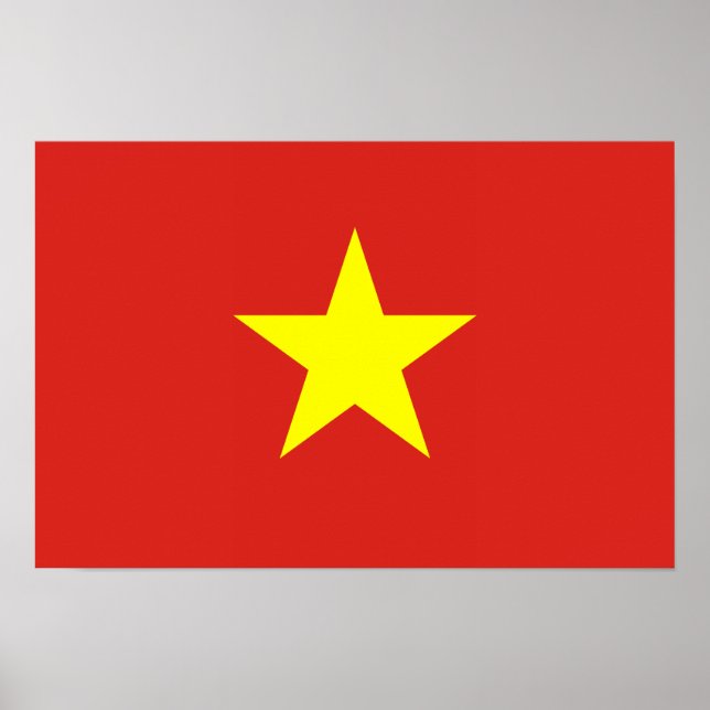 Poster Drapeau vietnamien (Devant)