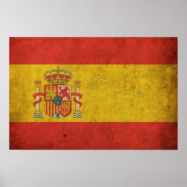 Poster Drapeau vintage (Devant)
