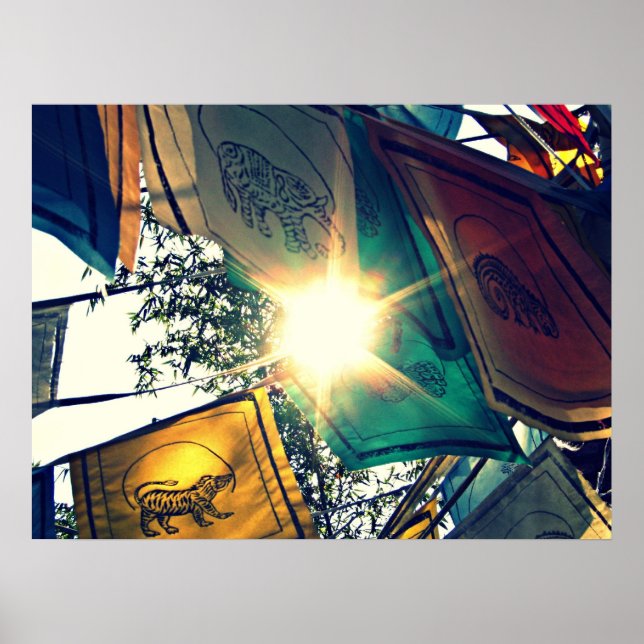 Poster drapeaux de prière (Devant)