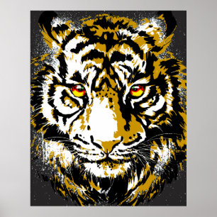 Poster Drawing de Tiger