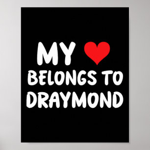 Poster Draymond - Mon cœur appartient à Draymond - Amour