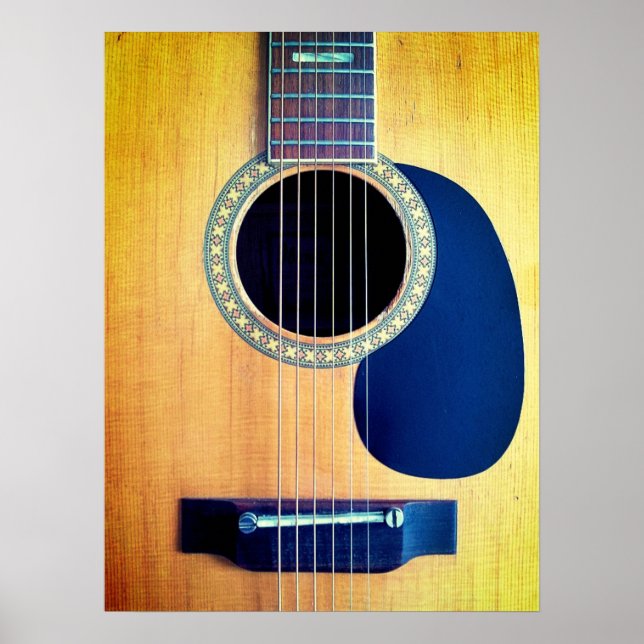 Poster Dreadnought Acoustic Guitar (Devant)