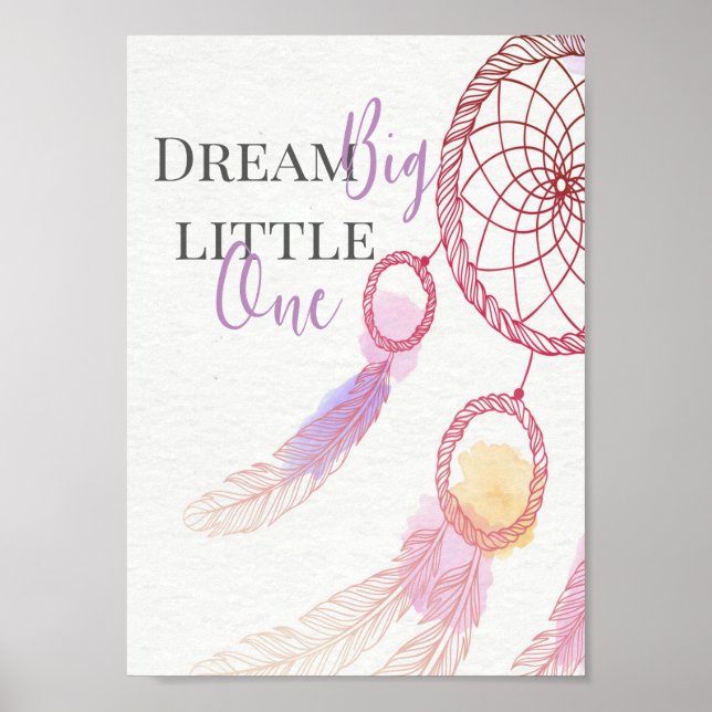Poster "Dream Big Little One" (Devant)
