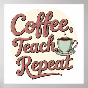 Poster Dream Big Work Hard Motivational Retour à l'école