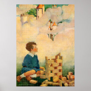 Poster Dream Blocks par Jesse Willcox Smith