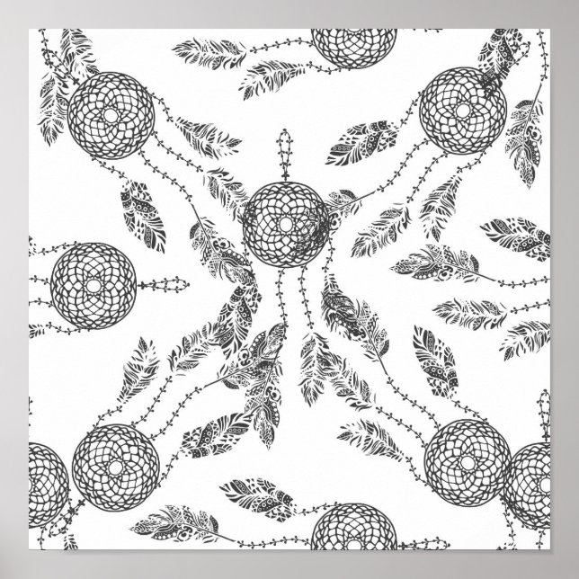 Poster Dream Catcher Design 2 (Devant)