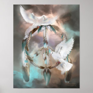 Poster Dream Catcher - Dream Of Peace Poster/Imprimer