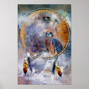 Poster Dream Catcher Series - Spirit Hawk Poster/Imprimer