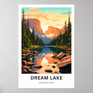 Poster Dream Lake National Park Imprimer