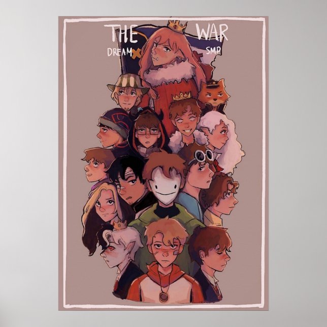 Poster Dream Smp Awesome (Devant)