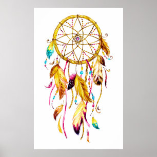 Poster Dreamcatcher de la série amérindienne 3