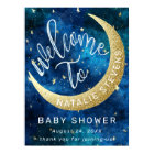 Dreams Come True Moon Stars Baby shower Bienvenue