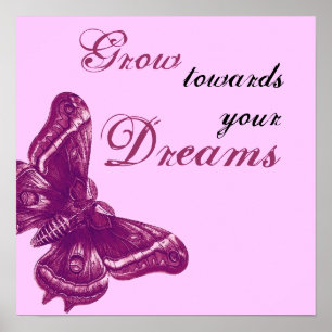 Poster DREAMS D'OR Sunburst FeatherRose