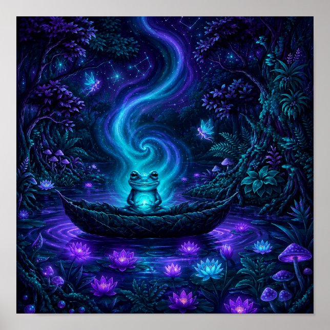 Poster DreamyForestFrog (Devant)