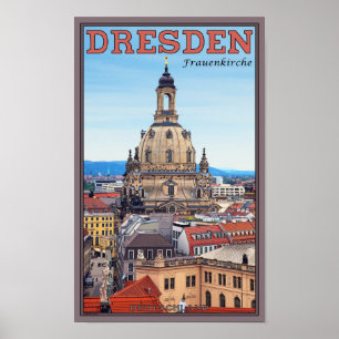 Poster Dresde - Frauenkirche