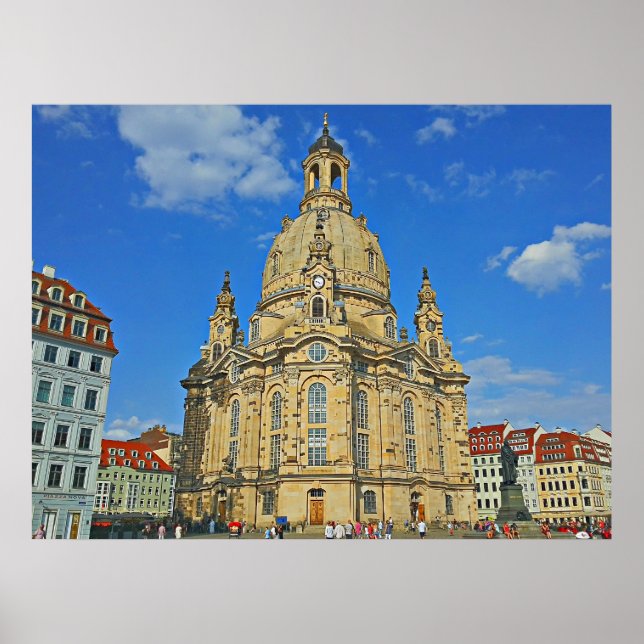 Poster Dresden Frauenkirche (Devant)