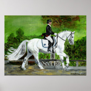 Poster Dressage Horse Portrait I