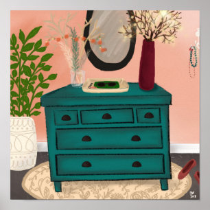 Poster Dresser dans un endroit calme