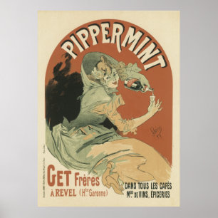 Poster Drink de menthe de Jules Chéret, 1899