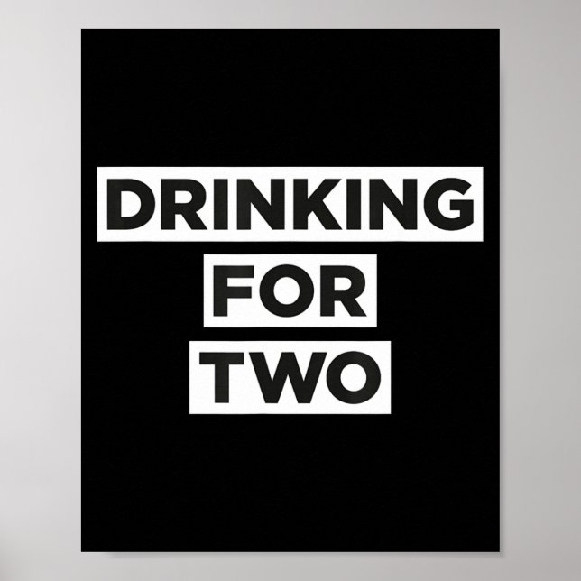 Poster Drinking For Two  (Devant)